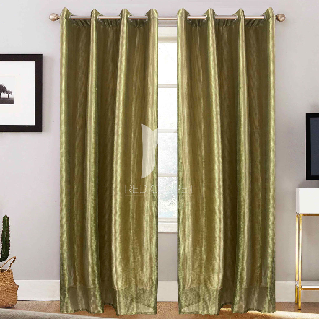 Net curtains panel (Dark Golden)