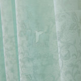 Self jacquard curtains panel (Aqua)