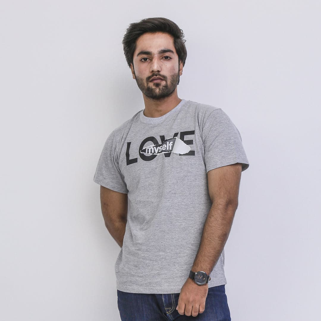 Love myself men’s graphic tee.