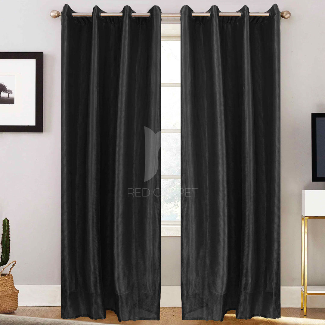 Net curtains panel (Black)