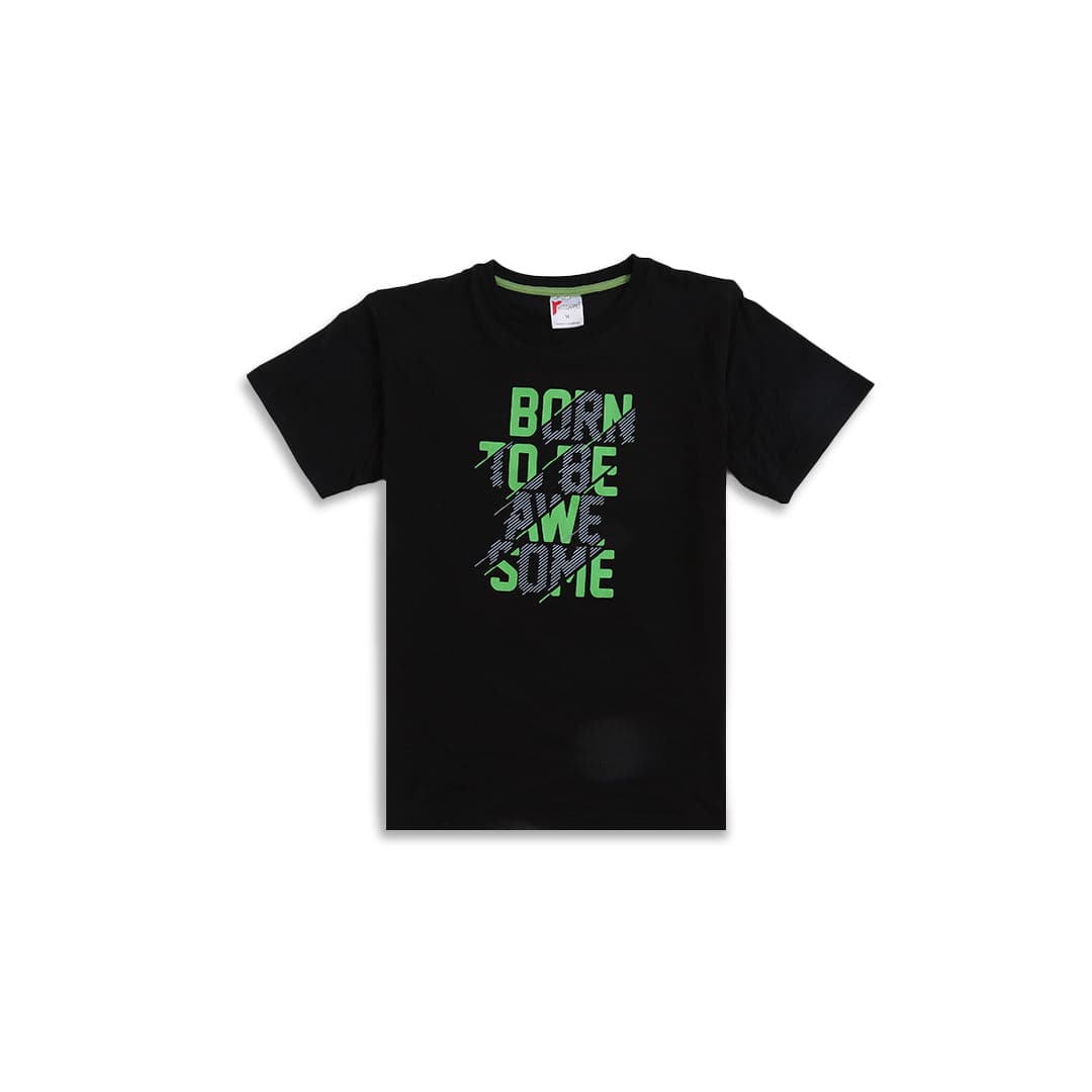 Born to be awesome men’s graphic tee.