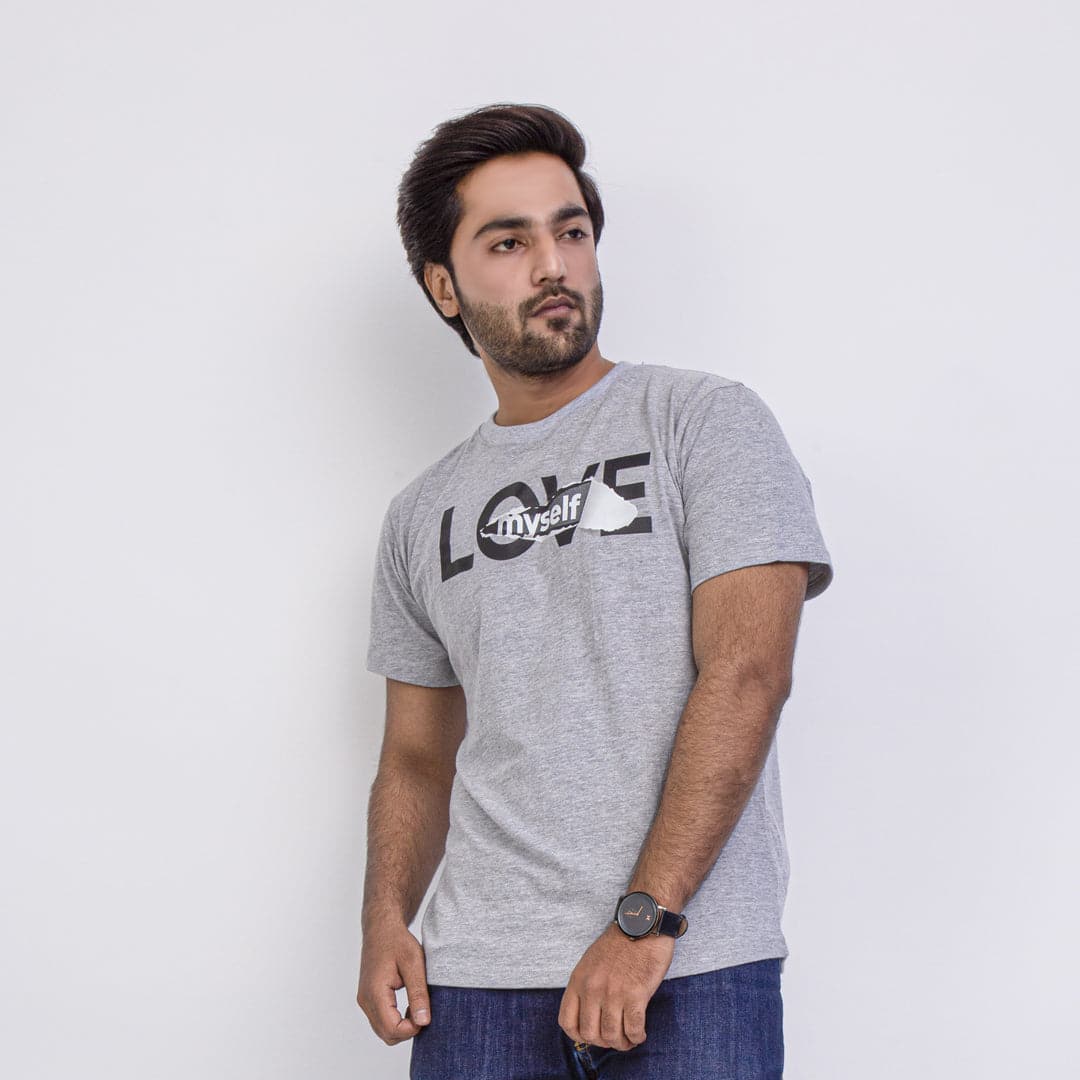 Love myself men’s graphic tee.