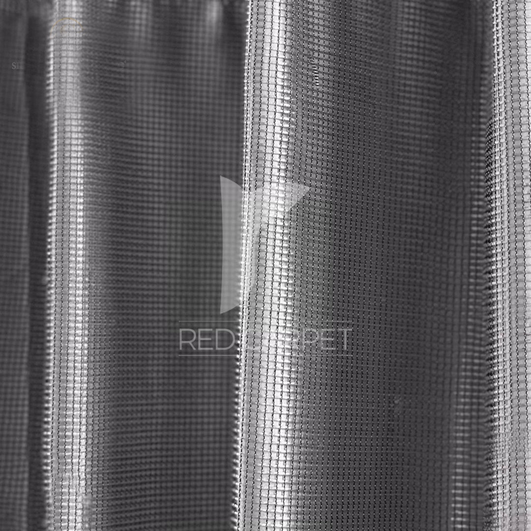 Net curtains panel (Charcoal grey)