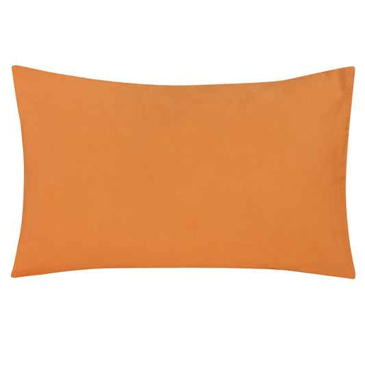 Luxury Cotton Percale Dyed bedsheet (Carrot)