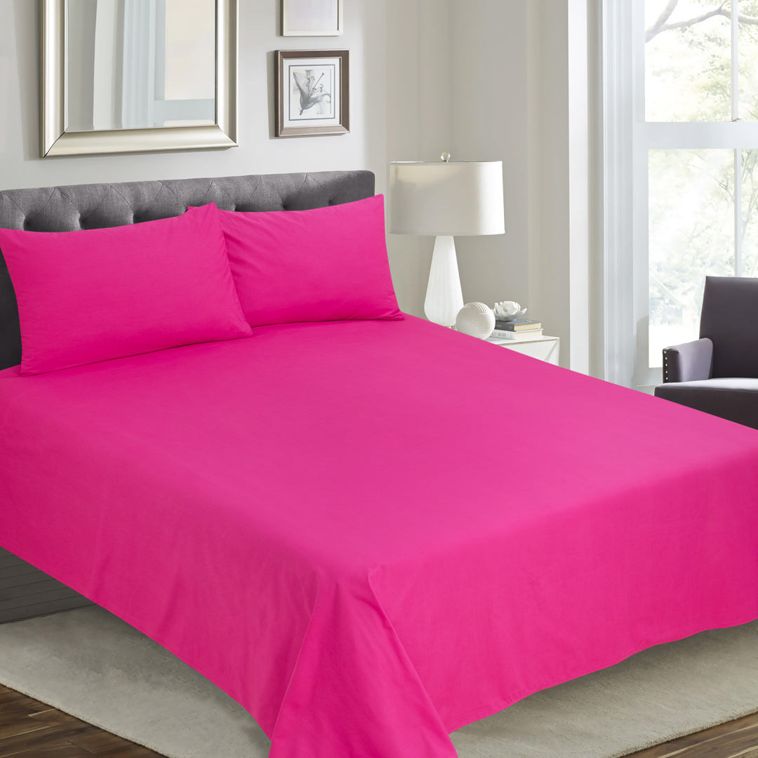 Cotton Percale dyed bedsheet (Atishi)