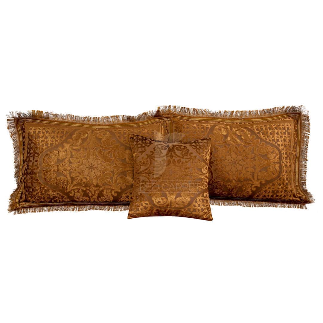 Luxury self palachi 4pcs bedsheet set (Copper)