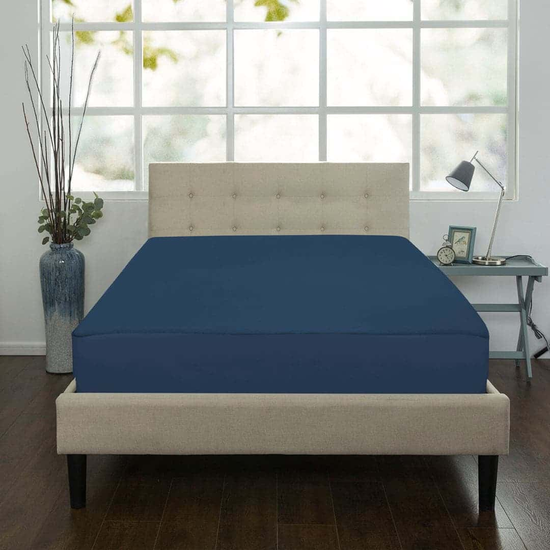 Water Proof Mattress Protector (Navy Blue)