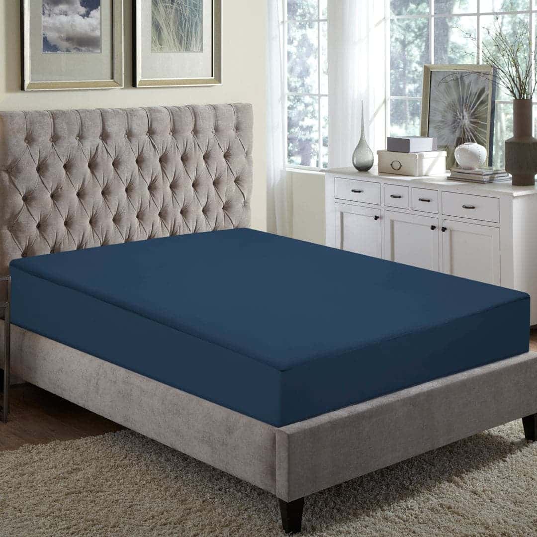 Water Proof Mattress Protector (Navy Blue) Secondary image