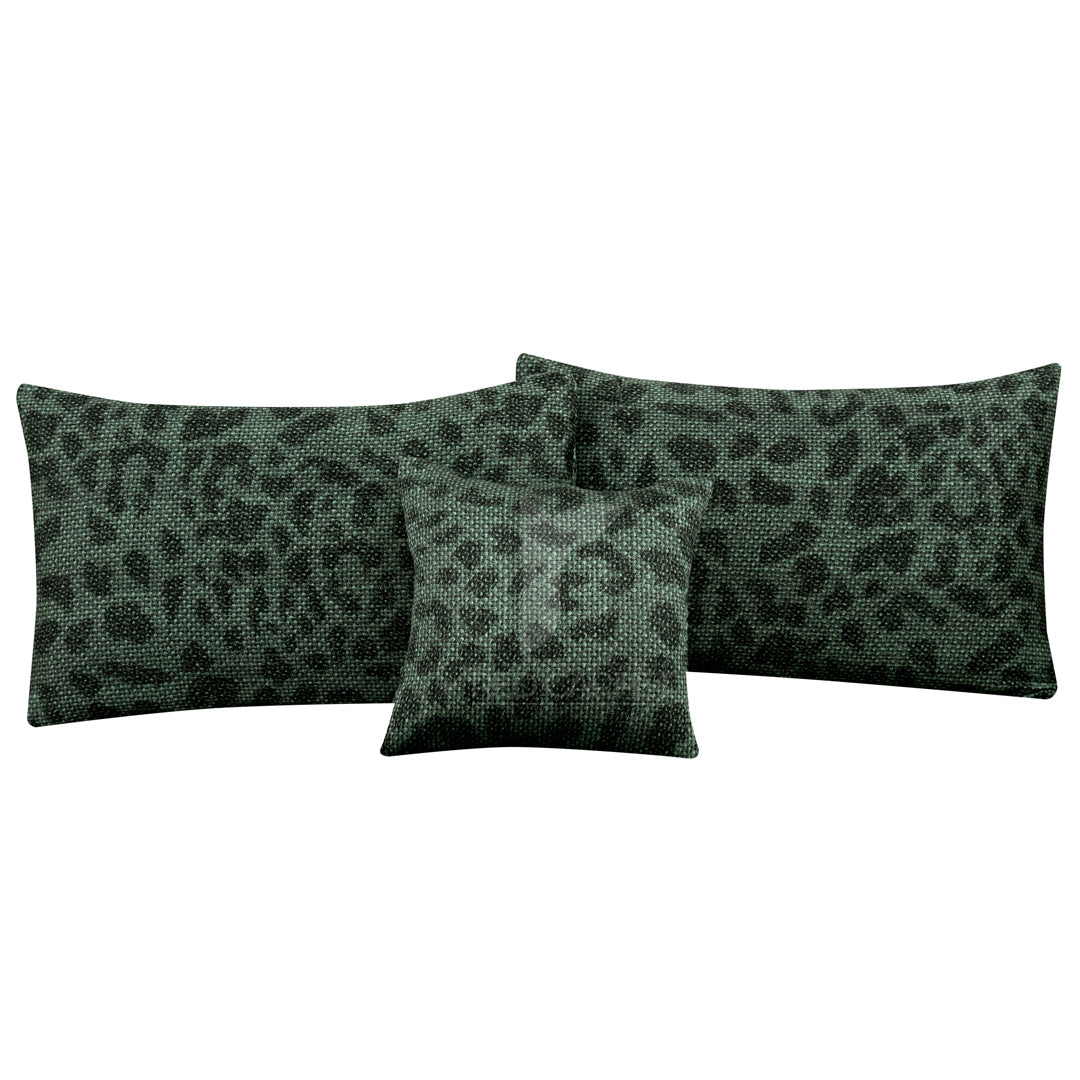 Luxury Cotton Satin bedsheet (Cheeta Green)