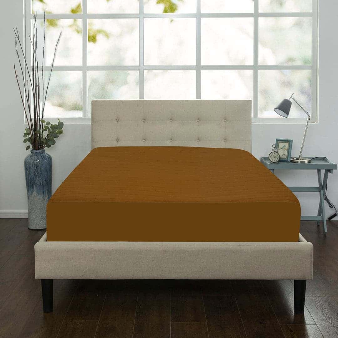 Water Proof Mattress Protector (Light Mustard)