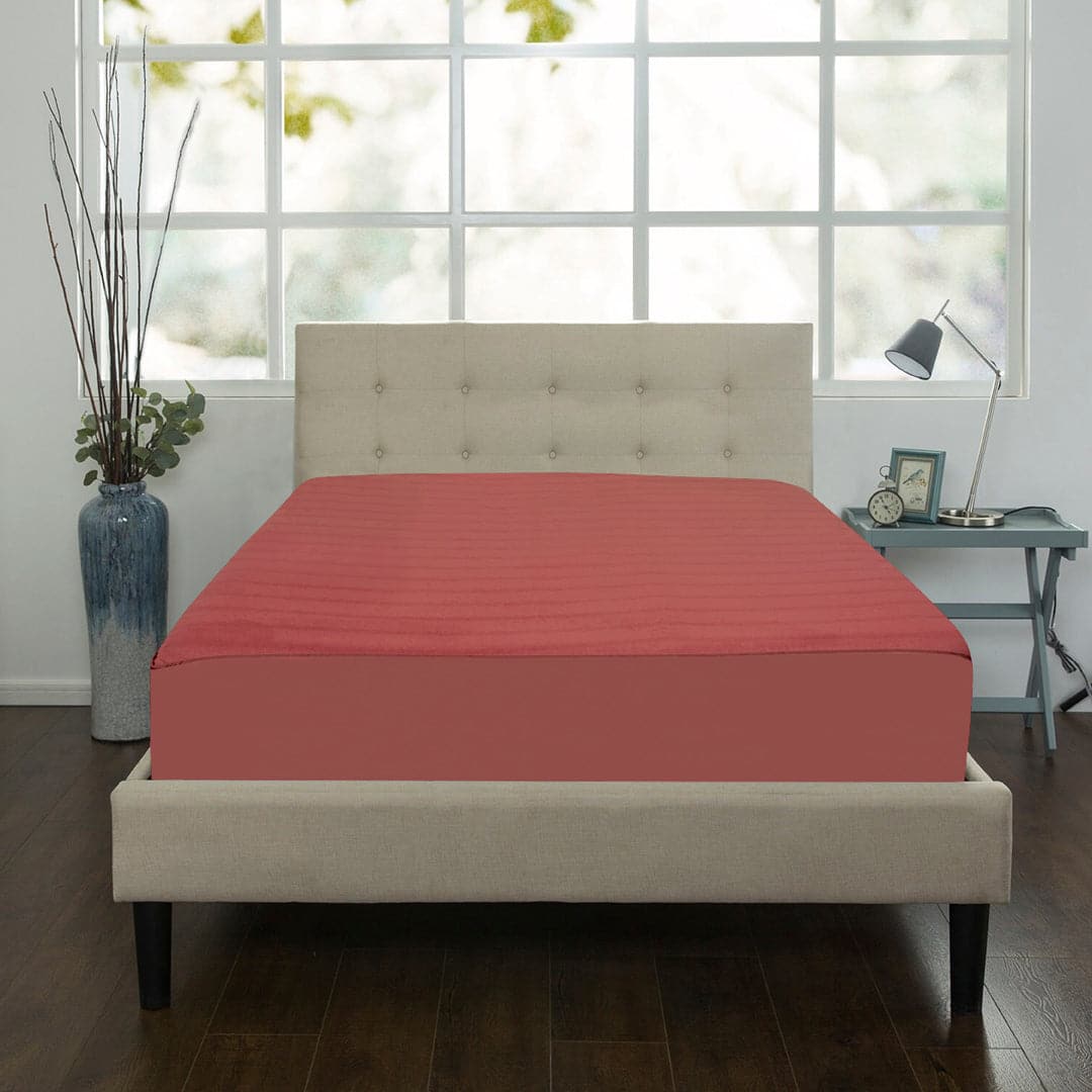 Water Proof Bed Cover (Maroon)